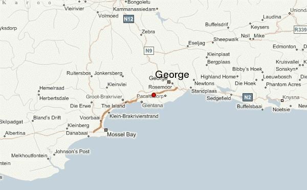 mapa ng george Cape Town