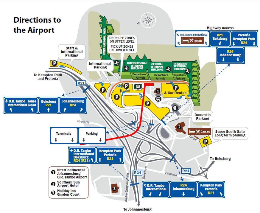 mapa ng o tambo paradahan