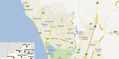 Mapa ng blouberg