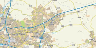 Mapa ng brackenfell Cape Town