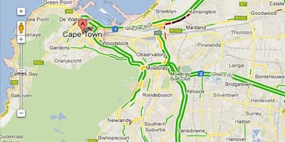 Mapa ng brooklyn Cape Town