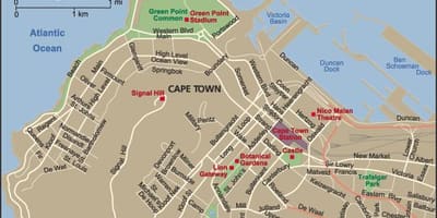 Lungsod ng Cape Town map viewer