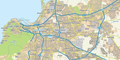 Mapa ng epping Cape Town