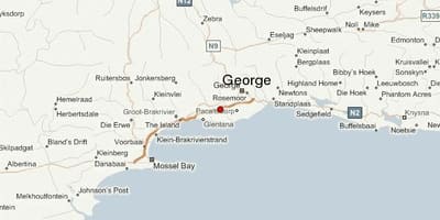Mapa ng george Cape Town