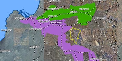 Mapa ng goodwood Cape Town