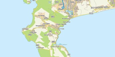Mapa ng isda hoek South Africa