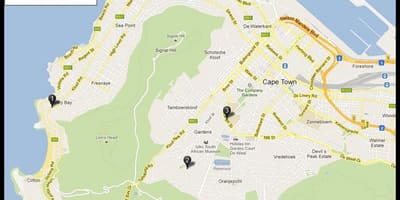 Mapa ng kensington Cape Town