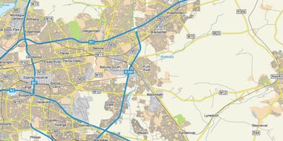 Mapa ng kuilsriver Cape Town