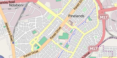 Mapa ng maitland Cape Town