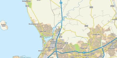 Mapa ng dunoon Cape Town