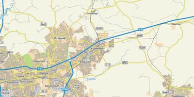 Mapa ng kraaifontein Cape Town