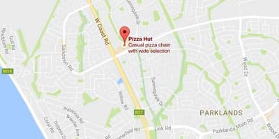 Mapa ng sunningdale Cape Town