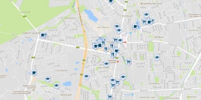 Mapa ng tokai Cape Town