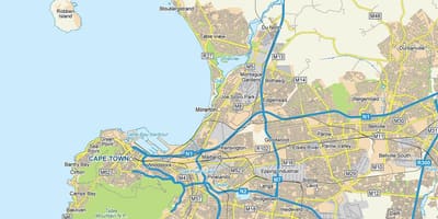 Milnerton Cape Town sa mapa