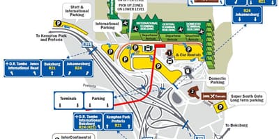 Mapa ng o tambo paradahan