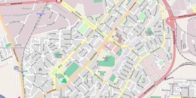 Mapa ng pinelands Cape Town