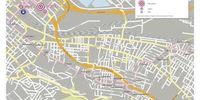Mapa ng salt river Cape Town