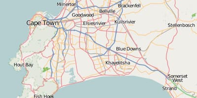 Mapa ng malagay sa kagipitan western cape